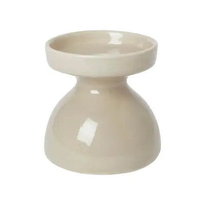 Ljusstake Gullan pelare beige