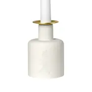 Ljusstake Keramik Vit