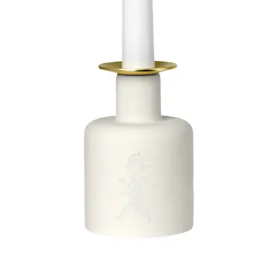 Ljusstake Keramik Vit