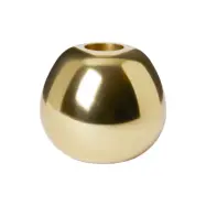 Ljusstake Mano rund Guld