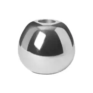 Ljusstake Mano rund Silver