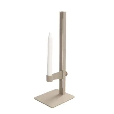 Ljusstake Museum 40x15x13cm Beige
