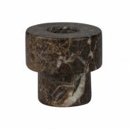 Mette Ditmer Marble ljusstake 5 cm Brun