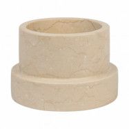 Mette Ditmer Marble ljusstake för blockljus 6,5 cm Sand