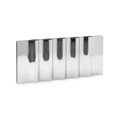 New Works - Ripply Ljusstake Steel