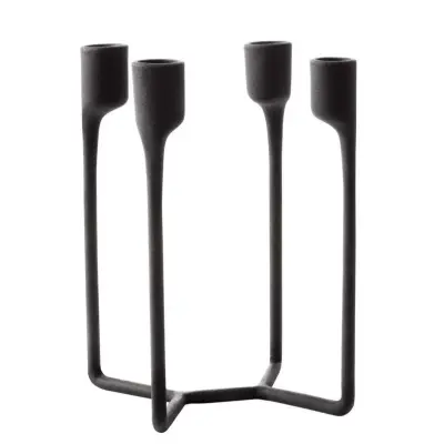 Normann Copenhagen - Heima 4-armed Ljusstake Black