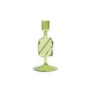 Ljusstake Puddle 8 x 16cm Grön