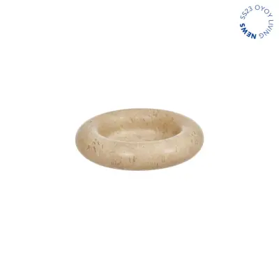 OYOY LIVING Savi Marmor Ljusstake - Stor