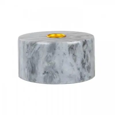 Svensk Marmor Ljusstake blå Noble