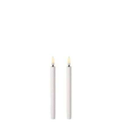 Uyuni Lighting - Konisk ljus Mini LED 2 st. 1,3 x 13 cm vit