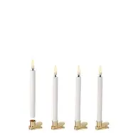 Uyuni Lighting - Konisk ljus Mini LED 4 st. med clips, vit