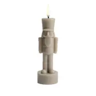 Uyuni Lighting - NUTCRACKER LED-ljusstake, sand, höjd 17 cm