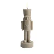 Uyuni Lighting - NUTCRACKER LED-stearinljus, sand, höjd 21 cm