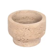 Uyuni Lighting - Travertine Ljusstake 8x5 cm Desert Beige