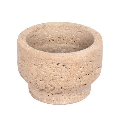 Uyuni Lighting - Travertine Ljusstake 8x5 cm Desert Beige