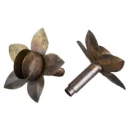 Värmeljushållare till flaska, brun