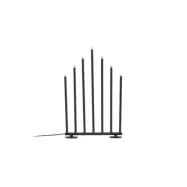 VENTURE DESIGN Björnfjället bordslampa, w. dämpning - mattsvart stål (50cm)