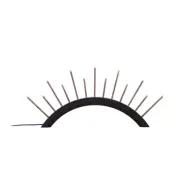 VENTURE DESIGN Björnrike bordslampa - kopparmetall och svart MDF