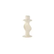 VENTURE DESIGN Glory ljusstake - beige/prickar stengods (D6xH12)