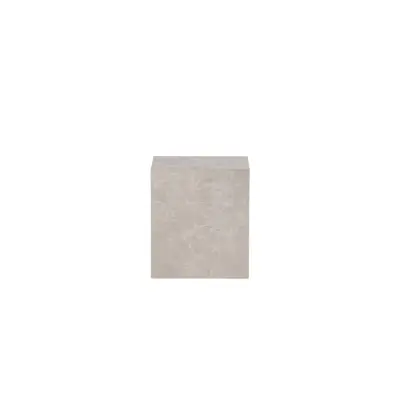 VENTURE DESIGN York Högt soffbord, fyrkantigt - beige marmormönster MDF (40x40)