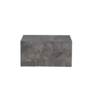 VENTURE DESIGN York Lågt soffbord, rektangulärt - mörkgrå marmormönster MDF (80x60)