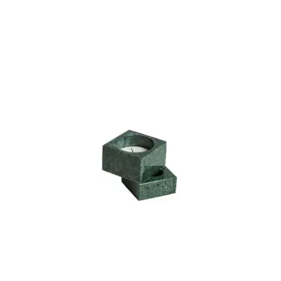 Woud - Jeu de dés 1 Ljusstake Green Marble