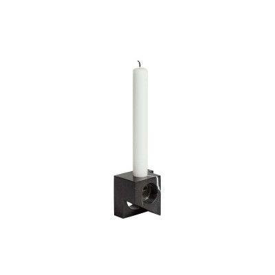 Woud - Jeu de dés 2 Ljusstake Black Marble