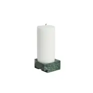 Woud - Jeu de dés 3 Ljusstake Green Marble