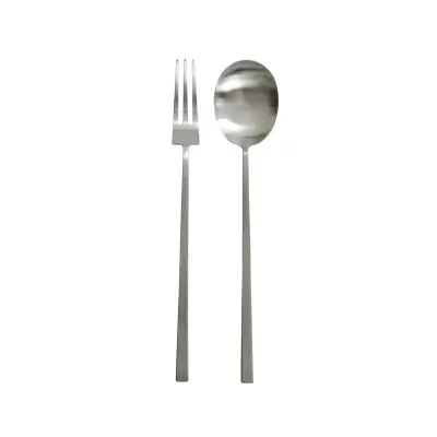101 COPENHAGEN - Kogei salladsbestick, stål, 2-pack, 31 cm