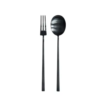 101 COPENHAGEN - Kogei salladsbestick, svarta, 2-pack, 31 cm