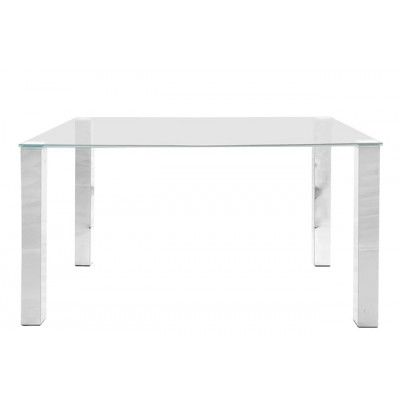 ACT NORDIC Kante Matbord - Glasskiva, Metallram