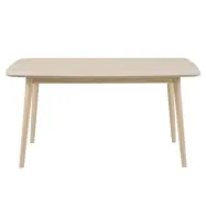 ACT NORDIC Nagano Matbord - Vitpigmenterad Ek (finér)