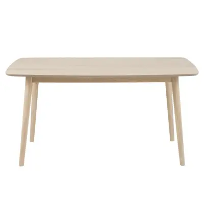 ACT NORDIC Nagano Matbord - Vitpigmenterad Ek (finér)