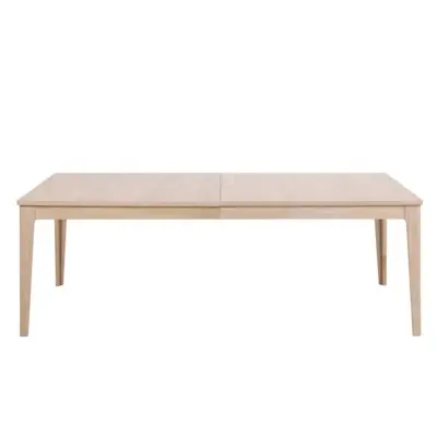 ACT NORDIC Northwood Matbord - Vitpigmenterad Ekfanér och Ek