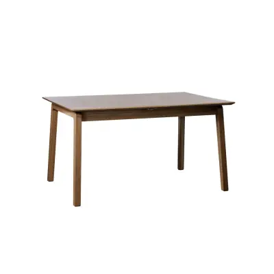 Bari matbord, m. butterfly bordsskiva - rökt ekfanér och ek (95x140-200)