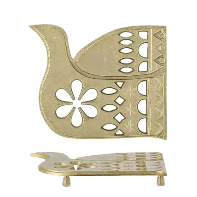 BLOOMINGVILLE Lonela underlägg, guld, aluminium