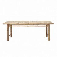BLOOMINGVILLE Rektangulärt Sole Matbord - Naturlig Bambu (200 x 100 cm)