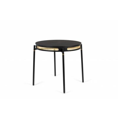 BOLD MONKEY Don't Stop The Webbing matbord, runt - svart faner, rotting och svart järn