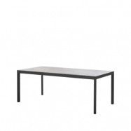 Cane-line Drop matbord Fossil grey-lavagrå aluminiumstativ