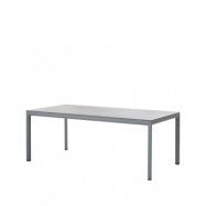 Cane-line Drop matbord Fossil grey-ljusgrå aluminiumstativ