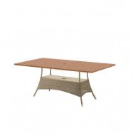 Cane-line Lansing matbord 100x180 cm Teak-weave taupe
