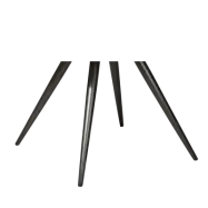 DAN-FORM ECLIPSE Matbord Antik tennben, för rund bordsskiva