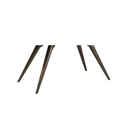 DAN-FORM ECLIPSE Matbord Antikmässingsben, för oval bordsskiva