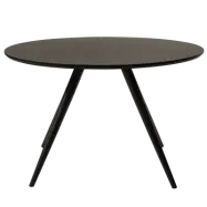 DAN-FORM ECLIPSE Matbord Bordsskiva av svartbetsad ask, rund