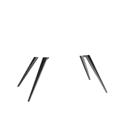 DAN-FORM ECLIPSE Matbord Svarta metallben, för oval bordsskiva