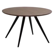 DAN-FORM ECLIPSE Matbord Valnötsfaner, rund