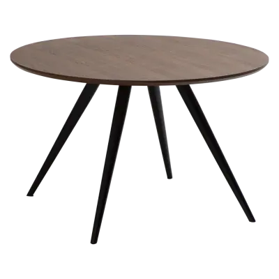 DAN-FORM ECLIPSE Matbord Valnötsfaner, rund