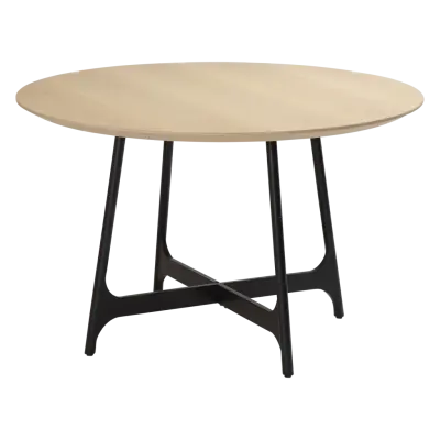 DAN-FORM OOID Matbord Vitkalkad ekfaner