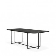 Ethnicraft Arc matbord Svart ek 200 cm