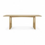 Ethnicraft Geometric matbord Ek 220x100 cm